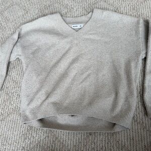 Hollister Oatmeal Knit Sweater